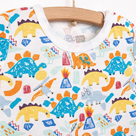 HelloBaby Yenidoğan Erkek Kısa Tulum Erkek Bebek