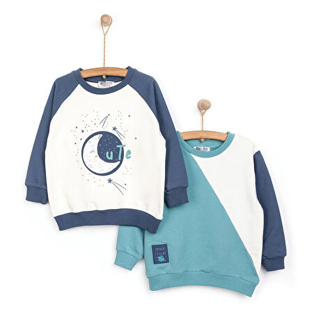 HelloBaby Space 2'li Sweatshirt