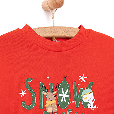 HelloBaby Snow Party Erkek Sweatshirt Erkek Bebek