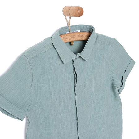 HelloBaby Shirt Teması Erkek Gömlek Erkek Bebek