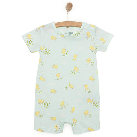 HelloBaby Yenidoğan Unisex Kısa Tulum Kız Bebek