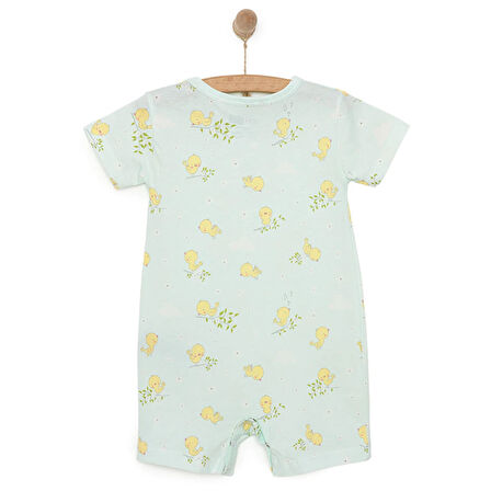 HelloBaby Yenidoğan Unisex Kısa Tulum Kız Bebek