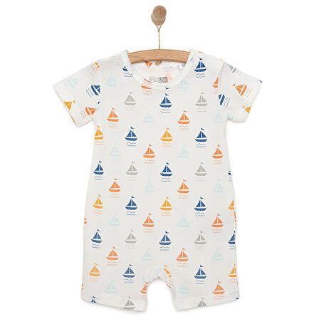 HelloBaby Yenidoğan Erkek Kısa Tulum Erkek Bebek