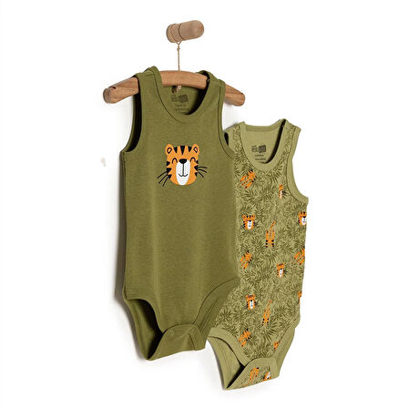 HelloBaby Unisex 2li Atlet Body Unisex