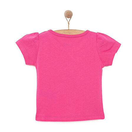 HelloBaby Basic Kız Unicorn Parti Baskılı T-Shirt Kız Bebek