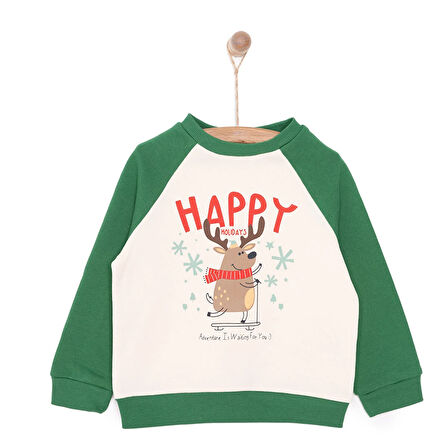 HelloBaby Snow Party Erkek Sweatshirt Erkek Bebek