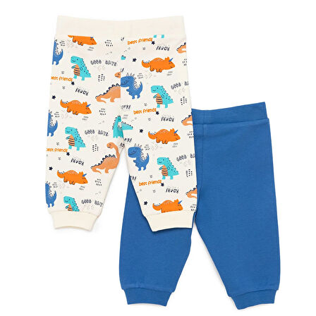 HelloBaby Basic Erkek Kaplan Desenli 2li Patiksiz Alt Erkek Bebek