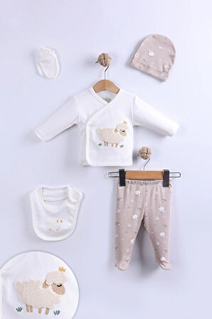 Little Life Yenidoğan 5'li Hastane Çıkışı %100 Pamuklu