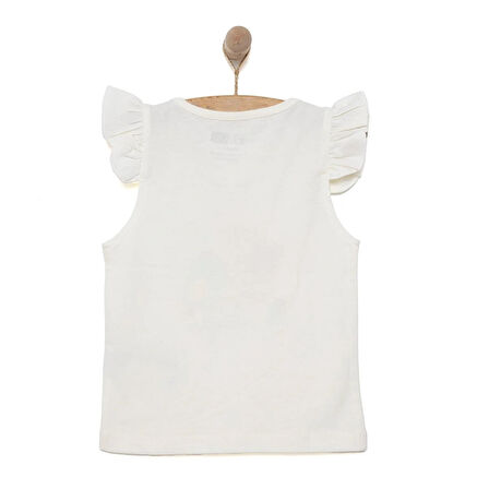 HelloBaby Basic Kız Kuş Baskılı Atlet T-shirt Kız Bebek