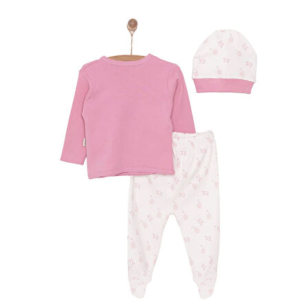 Bebbek Yenidoğan Zıbın-Şapka-Patikli Alt