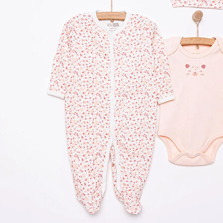 HelloBaby Yenidoğan Tulum-Body-Şapka