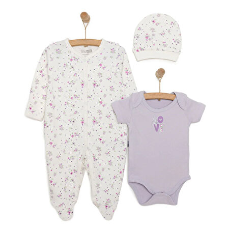 HelloBaby Yenidoğan Tulum-Body-Şapka