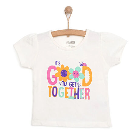 HelloBaby Basic Kız Flamingo Baskılı T-Shirt Kız Bebek