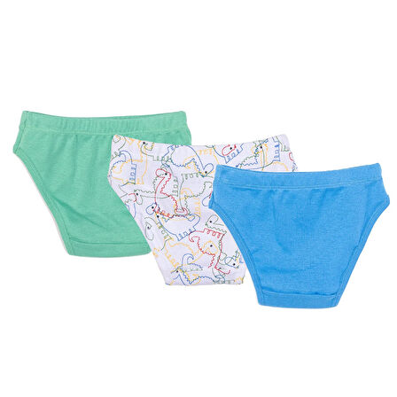 HelloBaby Erkek Bebek 3lü Külot Mavi