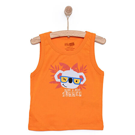 HelloBaby Basic Erkek Koala Baskılı Atlet Tshirt Erkek Bebek