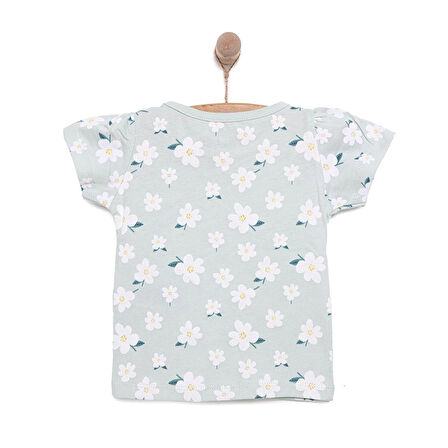 HelloBaby Basic Kız Papatya Baskılı T-Shirt Kız Bebek