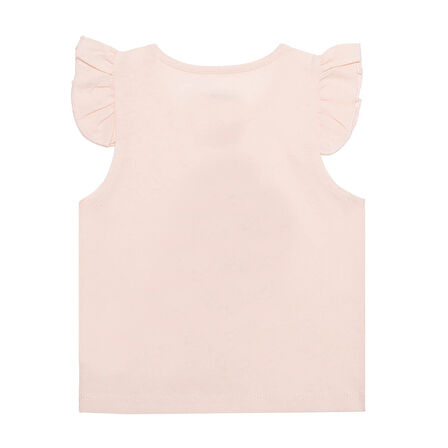 HelloBaby Basic Kız Melek Unicorn Baskılı Atlet T-shirt Kız Bebek