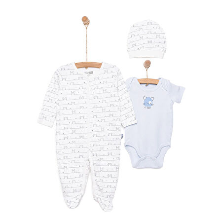 HelloBaby Yenidoğan Tulum-Body-Şapka