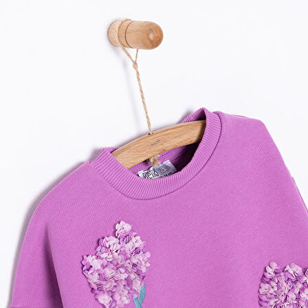 HelloBaby Tulip Kız Sweatshirt Kız Bebek