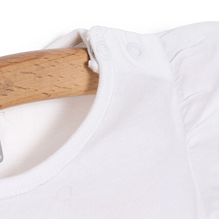 HelloBaby Basic Kız Kelebek Baskılı T-Shirt Kız Bebek