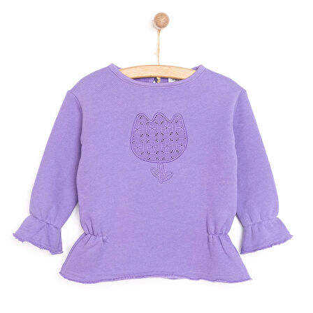 HelloBaby Tulip Kız Sweatshirt Kız Bebek