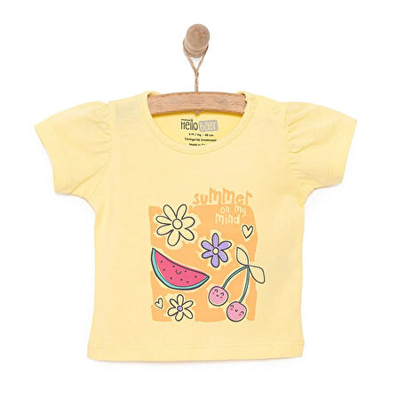 HelloBaby Basic Kız Meyve Baskılı T-Shirt Kız Bebek