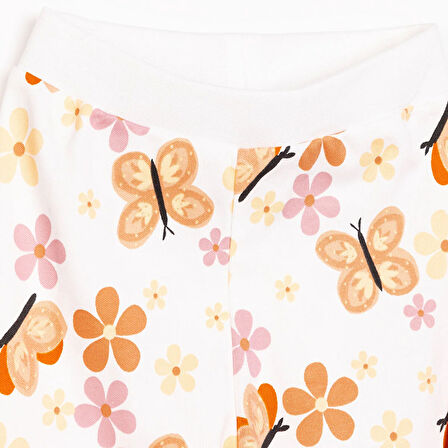 HelloBaby Basic Kız Kelebek Desenli 2li Patiksiz Alt Kız Bebek