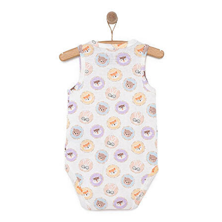 HelloBaby Hayvanlar Desenli Atlet Body