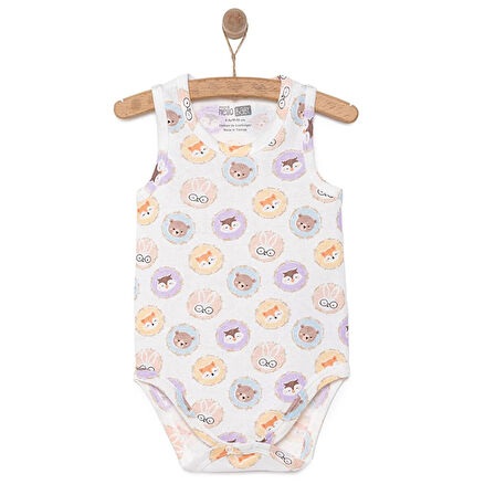 HelloBaby Hayvanlar Desenli Atlet Body