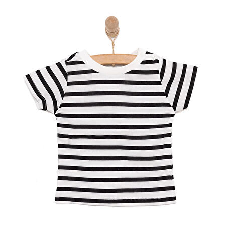 HelloBaby Basic Erkek Ay Baskılı T-Shirt Erkek Bebek