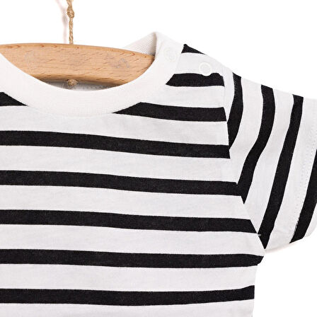 HelloBaby Basic Erkek Ay Baskılı T-Shirt Erkek Bebek