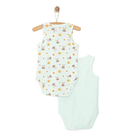 HelloBaby Güneş Desenli 2li Atlet Body