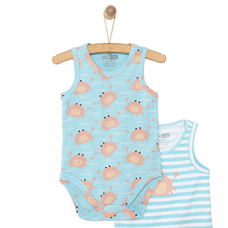 HelloBaby Erkek 2li Atlet Body Erkek Bebek