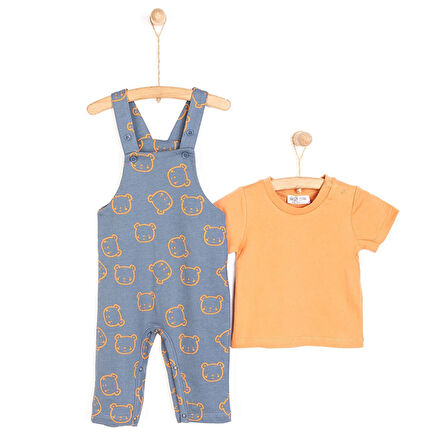 HelloBaby Erkek Salopet-Tshirt Erkek Bebek