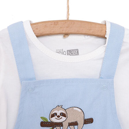 HelloBaby Yenidoğan Şort Salopet-Tshirt
