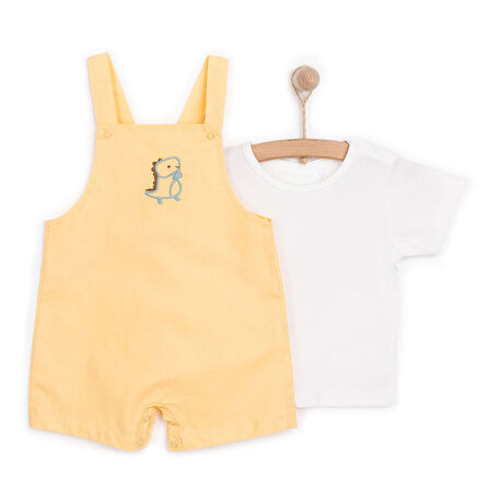 HelloBaby Erkek Şort Salopet-Tshirt Erkek Bebek