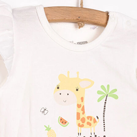 HelloBaby Kız Tshirt-Şort Kız Bebek