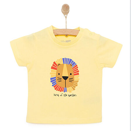 HelloBaby Basic Erkek Aslan Baskılı T-Shirt Erkek Bebek