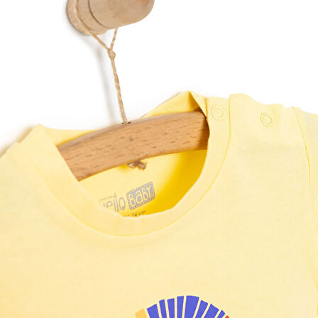 HelloBaby Basic Erkek Aslan Baskılı T-Shirt Erkek Bebek