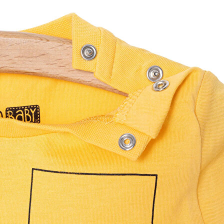 HelloBaby Basic Erkek İş Makinesi Baskılı T-Shirt Erkek Bebek