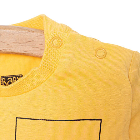 HelloBaby Basic Erkek İş Makinesi Baskılı T-Shirt Erkek Bebek