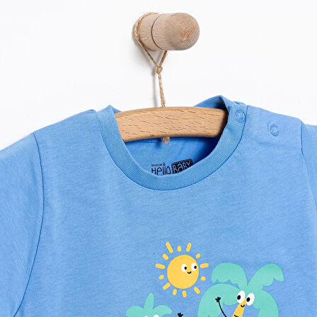 HelloBaby Basic Erkek Karpuz Baskılı T-Shirt Erkek Bebek