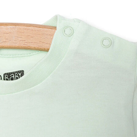 HelloBaby Basic Erkek Orman Hayvanları Baskılı T-Shirt Erkek Bebek