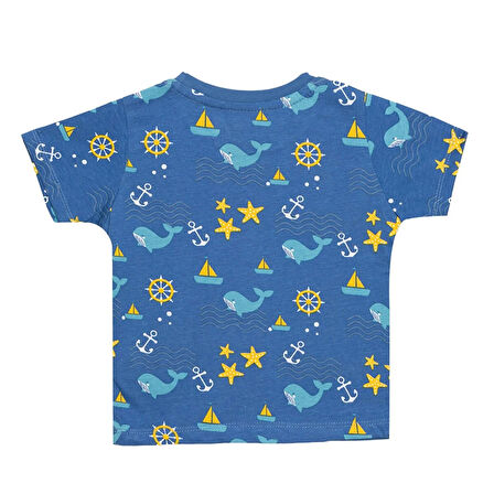 HelloBaby Basic Erkek Yaz Baskılı T-Shirt Erkek Bebek