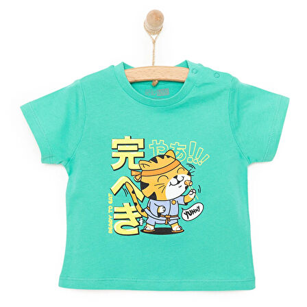 HelloBaby Basic Erkek Suşi Baskılı T-Shirt Erkek Bebek