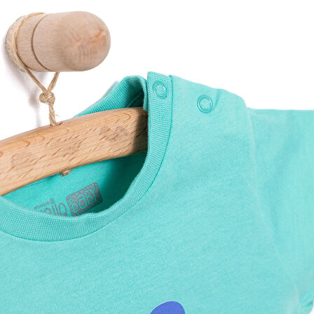 HelloBaby Basic Erkek Uzay Baskılı T-Shirt Erkek Bebek