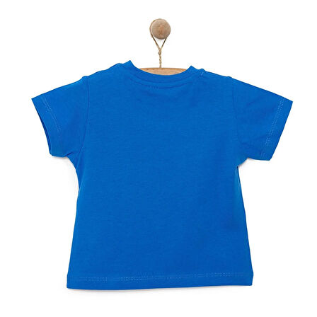 HelloBaby Basic Erkek Yazı Baskılı T-Shirt Erkek Bebek