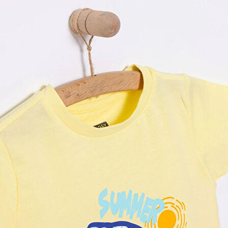 HelloBaby Basic Erkek Yaz Köpek Balığı Baskılı T-Shirt Erkek Bebek