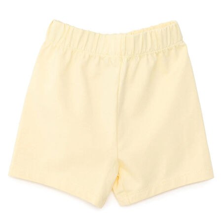 HelloBaby Kız Bebek Basic Şort Reçme Paça Mor