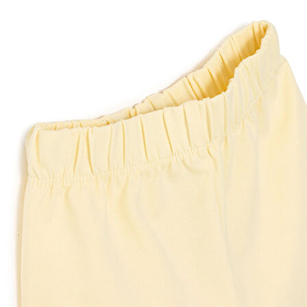 HelloBaby Kız Bebek Basic Şort Reçme Paça Mor